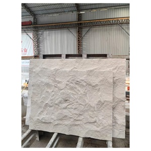 Personnalisez diverses dalles murales en pierre calcaire naturelle, <span class=keywords><strong>travertin</strong></span> blanc crème pour les encadrements de portes et les motifs de murs de fond. - Product Image 5