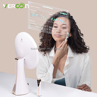 Miroirs de salon intelligents avec éclairage LED pour miroir de maquillage Haut-parleur Bluetooth Écran tactile Android Wifi Détection de peau AI Affichage Youtube