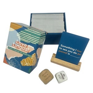 Gran oferta, diseño personalizado, juego de cartas para parejas adultas, conversación, soporte de dados Sexuales, lista de preguntas de afirmación, papel de calidad impreso - Product Image 1