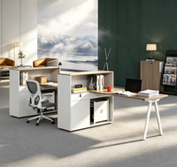 M&W Meubles de bureau en bois modernes en gros, table de direction, bureau de manager