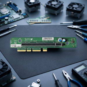 RSC-DR-6G4 1U RHS DCO <b>Riser</b> Card 1x <b>PCIe</b> 4.0 X16 Passive HF RoHS Stackable in Stock for Supermicro Server - Product Image 3