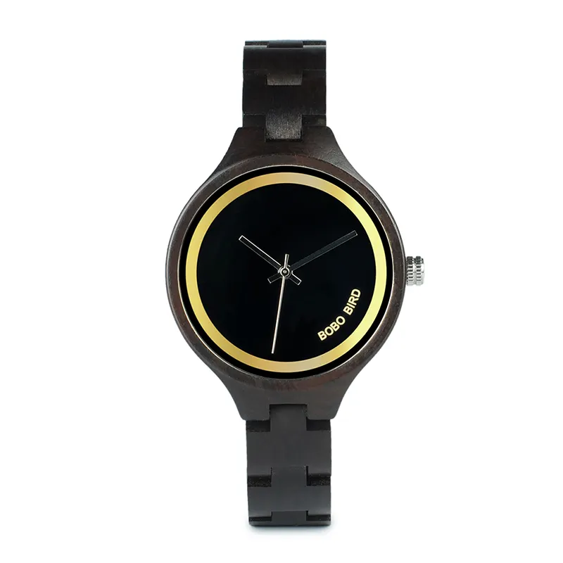 Wholesale Best Selling bobo bird wrist watch Elegant women wood watch 2020 bobo with Bracelet Buckle