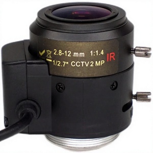 Lente varifocal de 2,8-12 mm, 2 megapíxeles, 1/2,7 pulgadas, montura CS, iris automático, lente con zoom manual M918 - Product Image 1