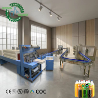 Ligne de production complète certifiée CE pour boissons gazeuses, incluant la machine de remplissage de bouteilles PET DCGF24-24-8 7000BPH pour boissons gazeuses de 0 à 2 L.