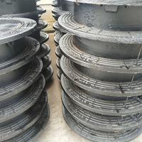 Couvercle de regard rond anti-compactage pour utilisation en tunnel