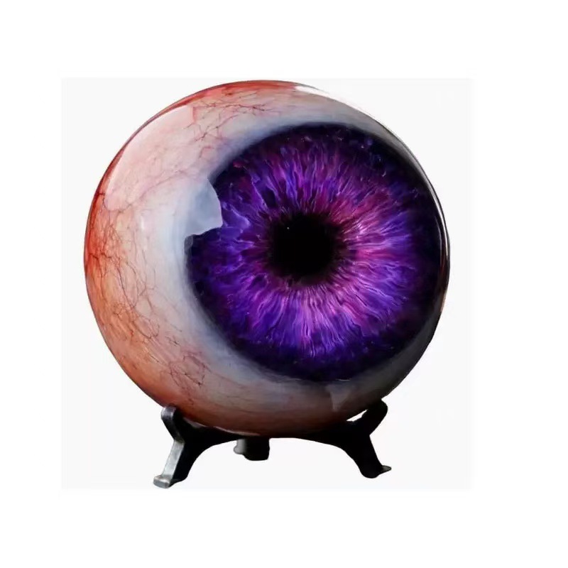 Big Eyes Ornament - Purple