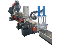 Chaîne de production de granulateurs et extrudeurs de recyclage personnalisés pour l'économie chinoise, pour HDPE, LLDPE, Polystyrène, avec moteur, capacité 150-1000 kg/h