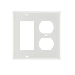 T9604-4 UL 2-Gang Decorator Wall Plates Switch Outlet Plate Cover for Light Switches GFCI Receptacle