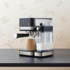 Máquina de Café Comercial Automática para Motocicletas, Estilo Italiano, Pequeña, de Plástico, con Control Automático, para Oficina, con Vapor - Product Image 1