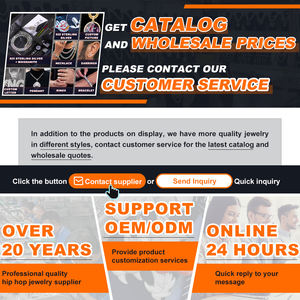 Collar de Lujo y Gran Peso de 51mm Estilo Moda Xs Hop Jewelry, Cadena Cubana Súper Grande, Cadena de Eslabones Cubanos Miami - Product Image 6