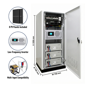 P830HZ オールインワン家庭用蓄電システム 8KW出力 30kWh容量 IP65 CAN LiFePO4バッテリー 無停電電源用 - Product Image 3