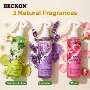 BECKON PRODUCTS Désodorisant en spray longue durée au parfum de jasmin, extrait végétal naturel, éliminateur d'odeurs pour rafraîchir l'air de <span class=keywords><strong>la</strong></span> maison - Product Image 3