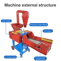 Broyeur à fourrage multifonctionnel, coupe-paille, déchiqueteur, broyeur, utilisation à sec et humide, haute efficacité, vente en gros