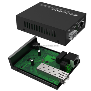 1xsfp 1xRJ45 Gigabit Media Converter 1G1E ไฟเบอร์เป็น Ethernet 10/100/1000 Base-TX TO 1000Base-FX Ethernet Fiber SWITCH - Product Image 1