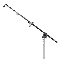 Jingying Portrait de produit de studio photo Pivotant à 360 degrés Longueur réglable Support de réflecteur télescopique Bras de flèche extensible