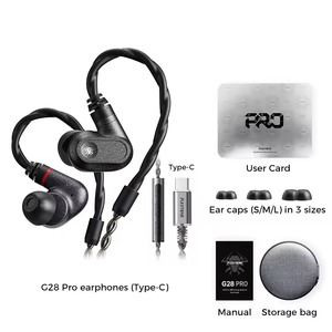 PLEXTONE G28 Auriculares profesionales para juegos de alta fidelidad Auriculares para música de alta resolución Respuesta de frecuencia de 35.000 Hz Cable chapado en plata - Product Image 1