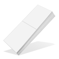 Étiquettes d'expédition thermiques adhésives imperméables de haute qualité 4x6 pour la promotion et l'utilisation en épicerie/supermarché, personnalisables