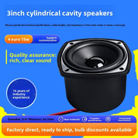 Haut-parleur multimédia de 3 pouces (78 mm) 15 W 8 ohms certifié RoHS, subwoofer