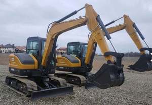 Excavadora de cadenas XE60GA de 6 toneladas, excavadora hidráulica compacta, motor Yanmar confiable, cabina con aire acondicionado de lujo, alto par de giro, lista para enviar - Product Image 4