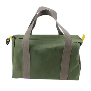 Alet çantaları ağır elektrikçi taşınabilir kanvas alet çantası