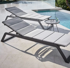 FYZK - Tumbona Apilable de Aluminio para Exteriores, Ajustable, de Metal, para Piscina, Patio, Reclinable - Product Image 6