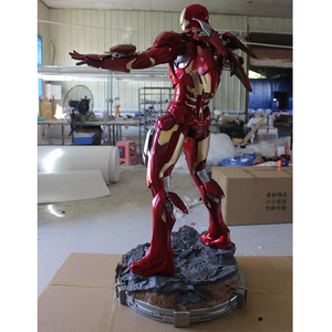 Populaire 1/2 Taille Iron Man Film <span class=keywords><strong>Action</strong></span> Figure Taille Réelle En Fibre De Verre l'Invincible Iron Man Mk7 Statue Sculpture - Product Image 2