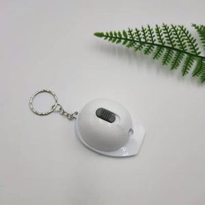 Men's Security Helmet Keychain PVC Reflective Material with <b>Light</b> Open-able <b>Bottle</b> Feature - Product Image 1