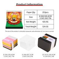 Prix de gros : Bloc-notes à feuilles mobiles en forme de couronne, modèle 3D sculpté, avec calendrier 3D en papier, décoration de bureau et cadeau de Noël, livré avec boîte cadeau