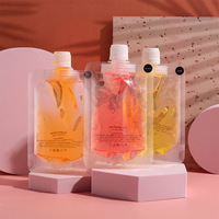 Base d'huile transparente pour gloss à lèvres personnalisable HKH, gel hydratant pour les lèvres, soin hydratant longue durée pour les lèvres, matière première pour gloss à lèvres