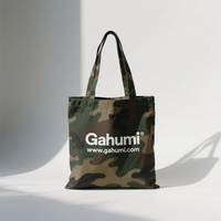 Gahumi, suministro directo de fábrica, bolso de mano transparente para mujer, personalizado, de alta calidad, nuevo diseño, logotipo estampado personalizado, bolso de mano de camuflaje