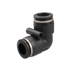 LiYuan Pneumatic <b>Quick</b> Connect Elbow Fitting Pv16mm Right Angle Plastic Hose <b>Connector</b> - Product Image 1