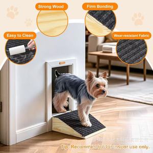 Rampe d'escalier pour chien en bois VauPaw, rectangulaire, durable, à angle bas, aide à la montée pour animaux de compagnie - Product Image 4