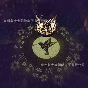 Solar Hummingbird Lantern Led Iron Art Outdoor <b>Projection</b> <b>Light</b> Free Standing Water Resistant 2 Year Warranty - Product Image 4