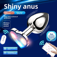Queue de chien vibrante télécommandée, plug anal vibrant sans fil pour hommes