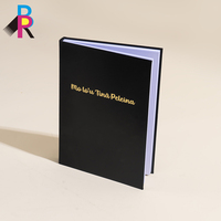 Agenda de Negocios Personalizada A5 de Cuero PU con Encuadernación Cosida con Hilo, Opción de Regalo, Impresión de Logotipo