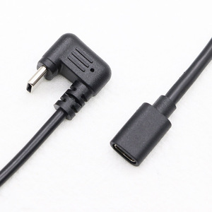 90 grados en forma de U USB C a Micro USB Cable tipo C macho a Micro USB hembra Adaptador convertidor Cable de carga - Product Image 5