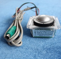 Mouse Trackball Optik Resin USB Lepas Pasang IP68