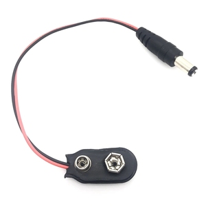 Cable de alimentación de batería de 9V CC, Clip de enchufe, <span class=keywords><strong>conector</strong></span> <span class=keywords><strong>Jack</strong></span> de barril <span class=keywords><strong>para</strong></span> <span class=keywords><strong>Arduino</strong></span> DIY I T tipo - Product Image 2