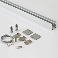3535B vente en gros couleur personnalisée LED lumière linéaire 35X35mm dissipateur de chaleur monté en surface LED profilé en aluminium