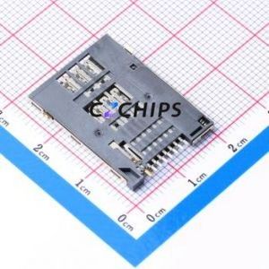 SIM-1001-P8 SIM Card Connector SMD Connector Self-Return Type Mini SIM Card Card Holder 1.8mm - Product Image 2