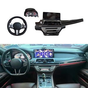 Kit de modification et de mise à niveau de l'intérieur de la voiture 2008-2015, écran de commande central, volant, tableau de bord pour BMW Série 7 F01/F02 - Product Image 1