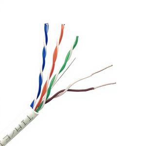 <span class=keywords><strong>Cable</strong></span> de Red UTP Cat5e de Cobre Flexible con Aislamiento de PVC de 24 AWG para Interiores, 1000 pies (305 m) - Product Image 1