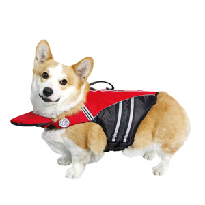 Chaleco salvavidas para mascotas de poliéster con patrón sólido, ropa deportiva bonita para exteriores para perros y gatos para natación Golden Retriever - Product Image 3
