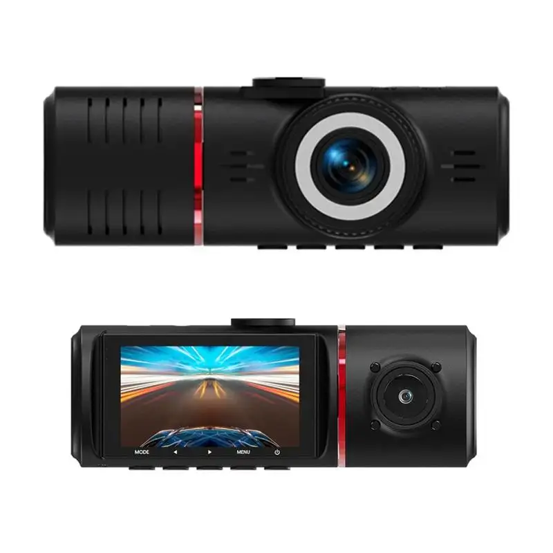 1080P 3 Channel Car Video Recorder 24H Parking Mode Camcorder good night vision Dashcam for Taxi Driver