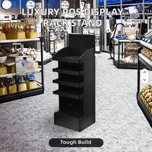 Espositore per Cappelli Moderno ed Ecologico di Lusso, Nero, Personalizzabile, Certificato ISO9001, Facile Montaggio, Scaffali da Terra - Product Image 2