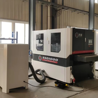 Machine de polissage et d'ébavurage automatique des métaux Honry SSQ1000 avec rouleau de polissage haute précision pour un traitement de surface efficace