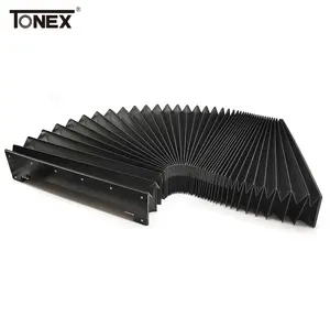 Flexible cnc linear guide rail accordion bellow cover