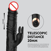 Vibrateur lapin réaliste en silicone imperméable rechargeable par USB 2024, meilleur vibrateur lapin réaliste, jouet sexuel pour femmes