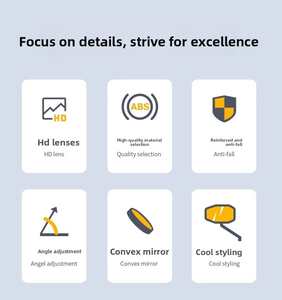 Telecamera Nascosta Impermeabile Universale 1080P per Moto e Bici Elettriche, Stile Specchietto Retrovisore, Facile da Montare, Sistema di Registrazione - Product Image 6