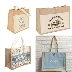 ידידותי לסביבה טוטה diy tote תיק קניות עם הדפס אמנות לוגו מותאם אישית תיק קניות עם ידית חבלים עבור נשים מתנות לשימוש יומיומי - Product Image 2